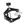 1PCS Preto