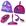 Rosa, Roxo