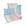 MANTA TRIÂNGULO ROSA - CAPAS 45 X 45 OVOS ROSA/AZUL BEBE - AZUL BEBE LISO - CAPAS 30 X 50 POÁ AZUL C