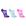 Roxo, Branco