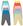 Menino cores sortidas