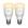 E26 branco quente 2pcs