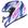 Wht/blu/pink