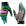 Verde, Preto, Rosa, Tiger pink