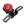 1pcs preto vermelho