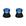 2pcs azul