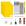 Kit com caderno amarelo