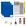 Kit com caderno azul