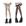 Preto branco, 2 pares