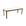 Tampo 220x90cm Branco/Vidro Off-White