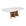Tampo 220x90cm Branco/Vidro Off-White