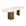 Tampo 220x90cm Branco/Vidro Off-White