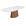 Tampo 180x90cm Branco/Vidro Off-White