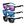 Roxo, Gelo azul, Preto