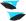 Azul neon / Preto