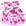 Quad sereia rosa