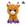 Girafa amarelo com roxo