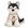 Cachorro Cinza 40cm