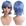 Azul claro Trunks Konan