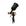 1, 0mm preto
