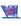 Azul com Roxo