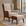 Jacar/Corano Creme/Marrom