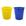 amarelo e azul