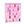 Branco/LED Neon Rosa