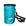 Bolsa de giz azul