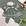 Verde com off white