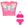 Pink 56, Borboleta rosa f149
