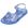 Azul, Vidro glitter
