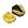 1 conjunto de ouro sem logotipo