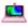 Tablet Prara + Capa Rosa