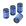 azul-4PCS