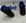 Preto, Azul com velcro