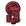 Mãe aros dourados glitter formas fundo vermelho