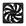 1pcs ventilador preto