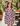 Vestido bee loop vermelho floral