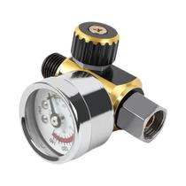 0-140PSI G1/4 Rosca Regulador De Pressão De Ar Medidor Pneumático Pistola De Pulverização Acessório