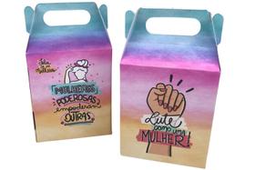 %0 Lembrancinhas Caixinha Dia Da Mulher Mulheres Poderosa