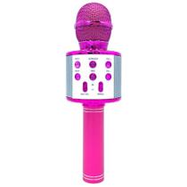 0 - Microfone Bluetooth Karaoke WS-858 - Pink 0 - Microfone Bluetooth Karaoke WS-858 - Pink