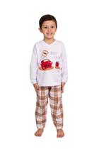 002 - Pijama Longo Masculino Infantil - Família Hora do Café