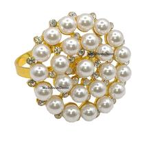 01 Anel Argola Porta Guardanapo Vários Modelos Dourado Prata Rose Gold Luxo Casamento