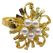 01 Anel Argola Porta Guardanapo Vários Modelos Dourado Prata Rose Gold Luxo Casamento