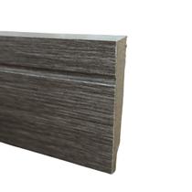 01 barra - 2,10 metros de rodapé 05 cm em mdf Gris