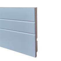 01 barra - 2,10 metros de rodapé 15 cm em mdf branco