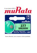 01 Bateria SONY Murata 377 SR626SW ORIGINAL