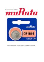 01 Baterias Murata CR1616 DL1616 ECR1616 Célula de Moeda de Lítio de 3V 01 Baterias Murata CR1616 DL1616 ECR1616 Célula de Moeda de Lítio de 3V