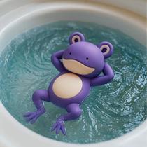 01 Brinquedo De Banho Sapinho A Corda Que Nada Sozinha Água Banheira Piscina Infantil Bebê